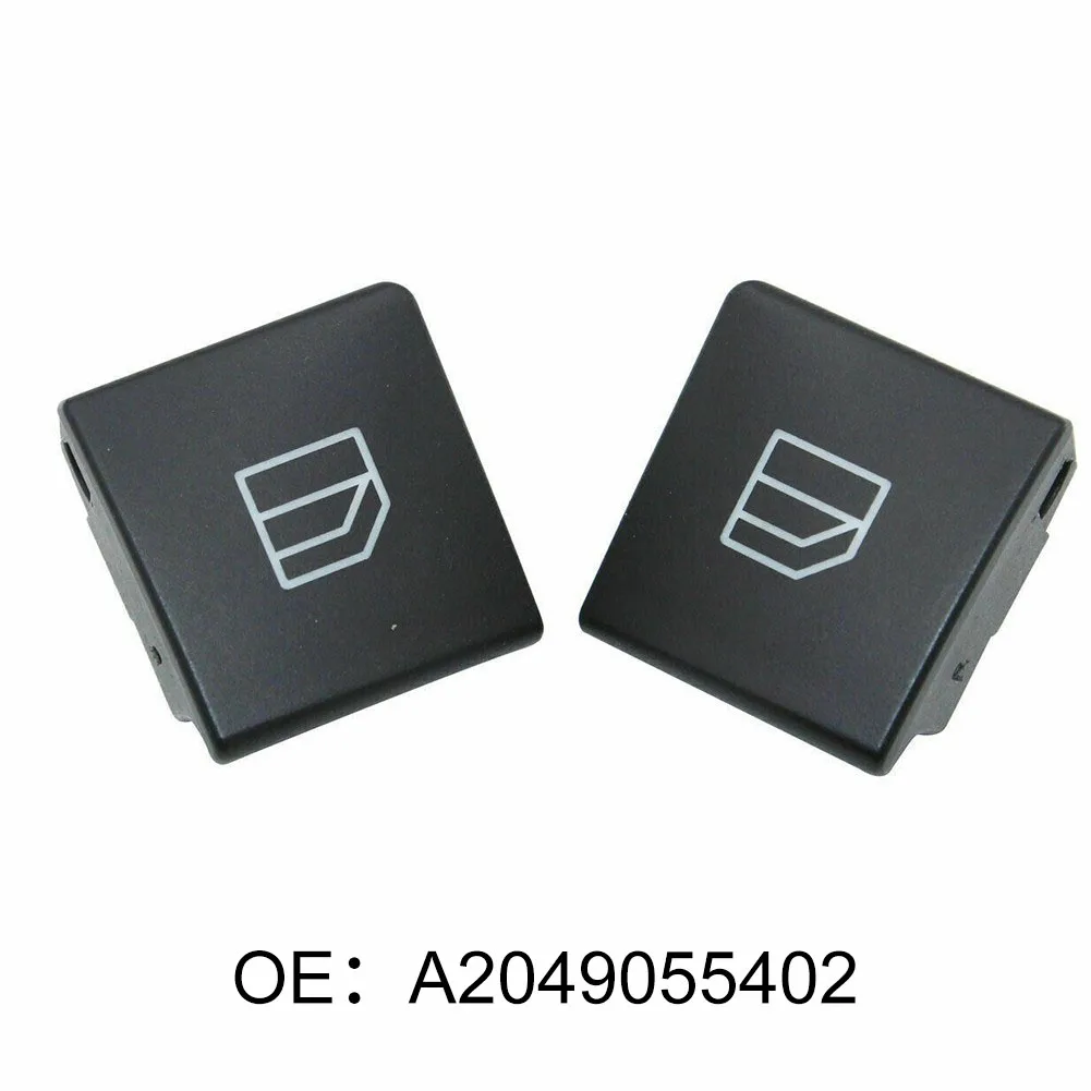 

4pcs Driver Glass Switch Button Cap Cover For Mercedes For Benz W204 C-Class W212 GLA-Klasse G-Klasse Car Accessories