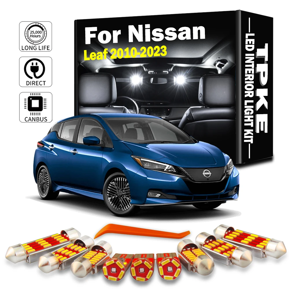 Светодиодный комплект внутреннего освещения багажника на крыше для Nissan Leaf ZE0 ZE1