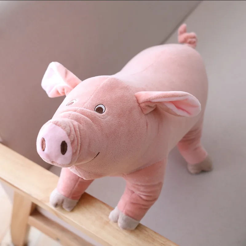 

Cartoon Pig Plush Toys Antistress Stuffed Plush Soft Toy Accompany Sleeping Pink Piggy Pillow Doll