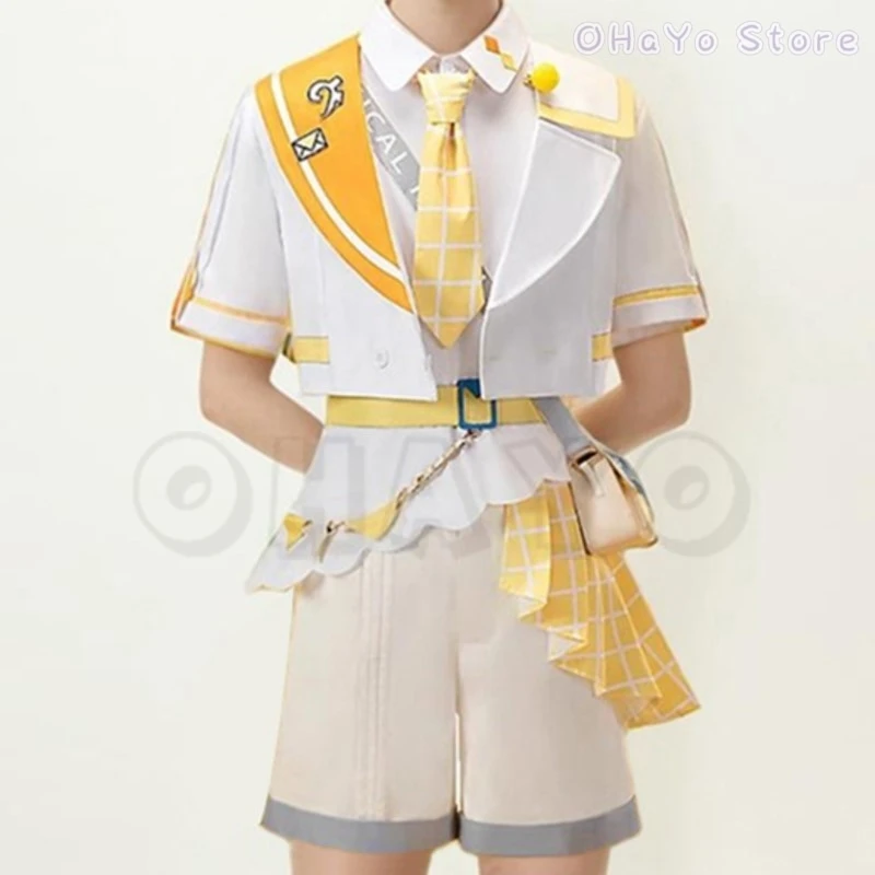 Костюм виртуальной певицы проект Sekai Рен Len магический Мирай 2024 косплей костюм