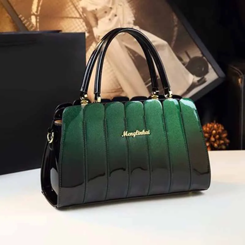 

Woman Crossbody Casual Handbag Women Tote Bags Sac Luxury Womens Bags Designer Stitching Pattern Shoulder Bag PU Leather Brand