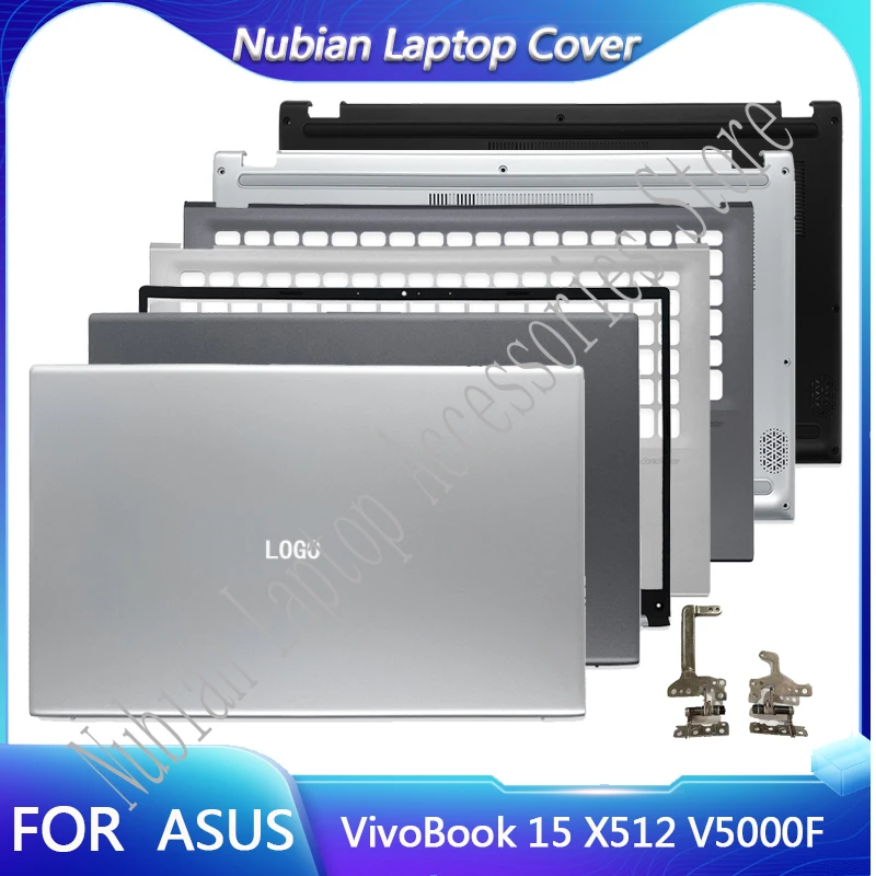 Новинка, Оригинальный чехол для ASUS VivoBook 15 X512 V5000F X512F A512 A512F F512, верхний чехол, задняя крышка ЖК-дисплея/Передняя панель/Упор для рук/Нижняя крышка