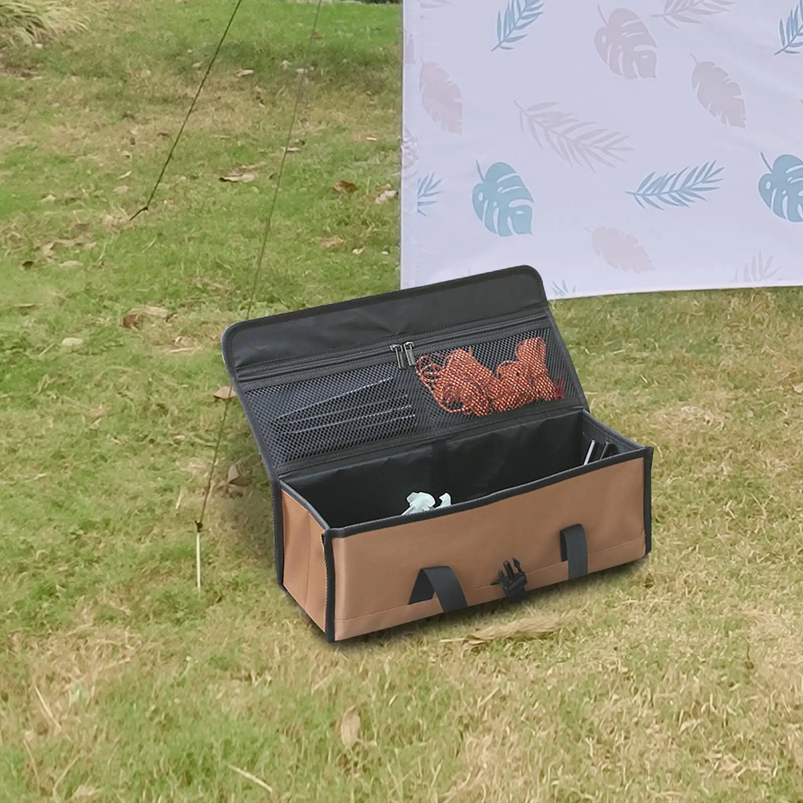 

Outdoor Tent Stakes Storage Pouch Camping Foldable Tent Nail Bag for Fishing