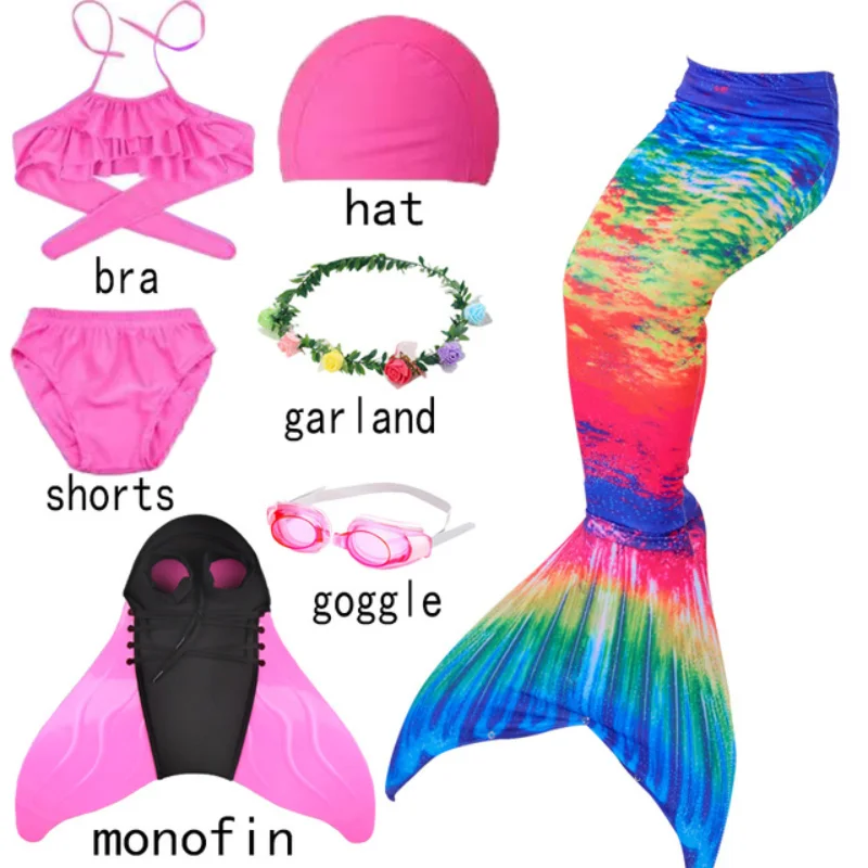 

Купальник-Бикини на Хэллоуин, с хвостом русалки