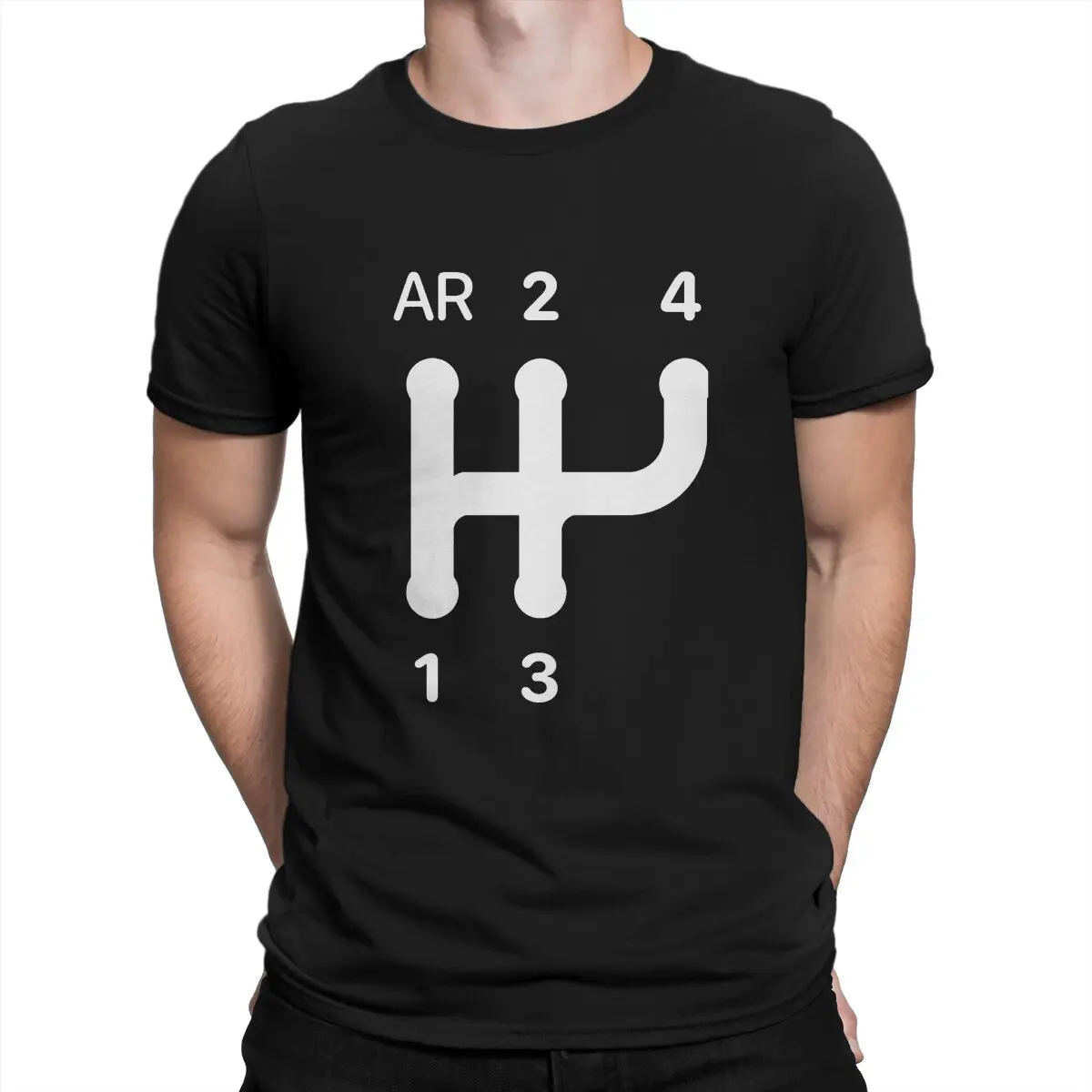 

2CV Gear Shift Man's TShirt Moto Gps Crewneck Short Sleeve Fabric T Shirt Funny High Quality Birthday Gifts
