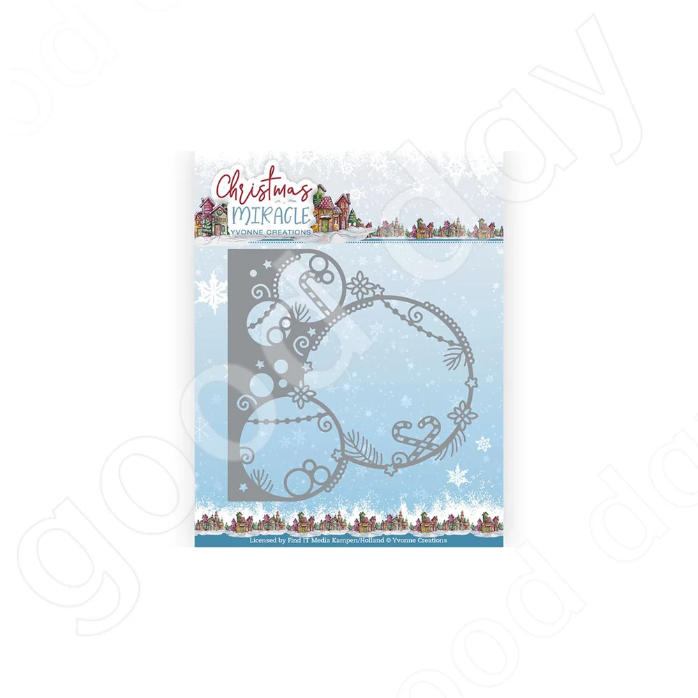 

Arrival Christmas Festive Baubles Metal Cutting Dies Scrapbook Diary Decoration Embossing Template Diy Greeting Card Handmade