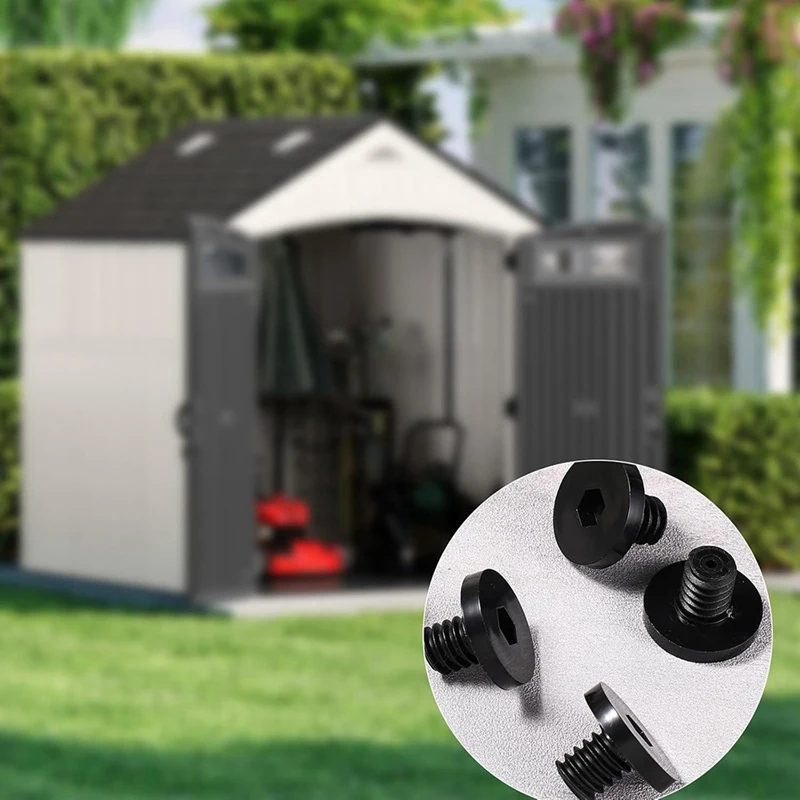 8 шт. сменный болт совместимый с навесами для хранения Suncast аксессуары