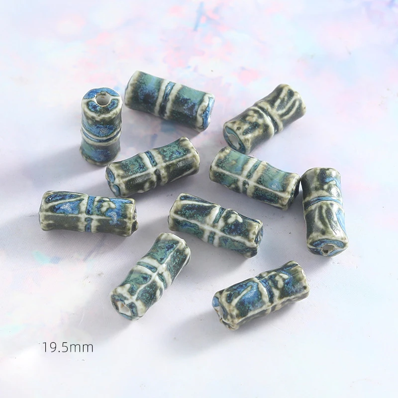 17 шт.лот, смешанные антикварные керамические бусины, зеленые свободные бусины для изготовления очаровательных браслетов «сделай сам», ожерелье, аксессуары (art.: 3920d01ff0b38) - 3920d01ff0b38