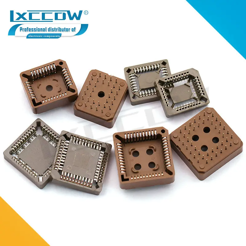 10 шт. PLCC IC socket PLCC32 PLCC44 SMD DIP PLCC Socket adapter