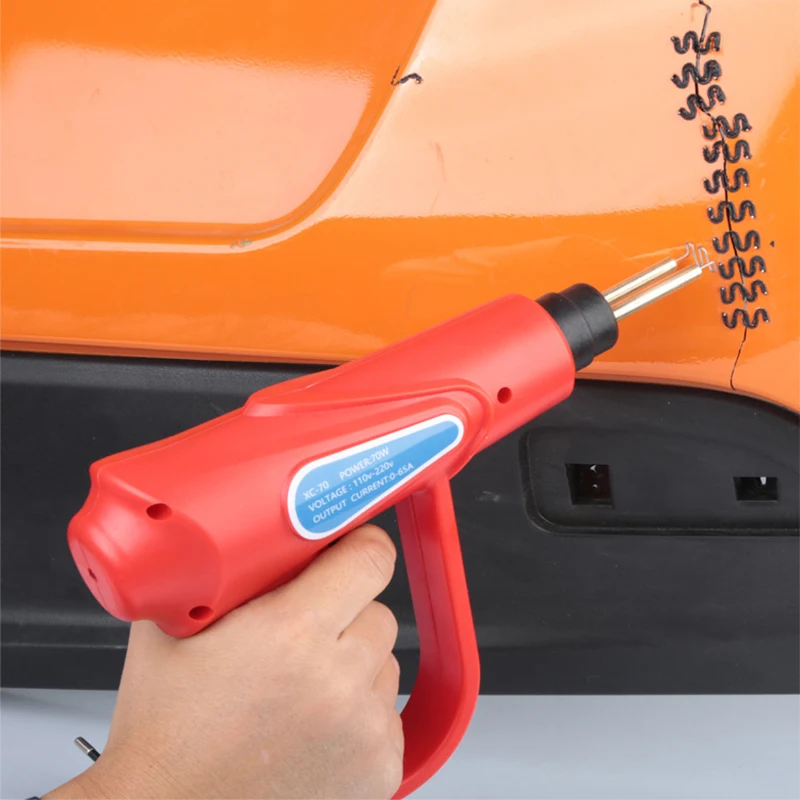 70W HOT Stapler Plastic Welder Heat Gun Plastic Welding Machine Soldering Iron Staples Electric Welding Car Bumper Repair Tools