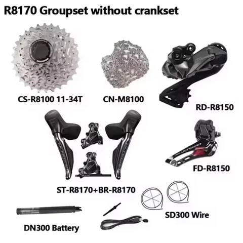 Shimano Ultegra Di2 グループセット Shimano Ultegra R8150 Di2 Groupset - 12 Speed