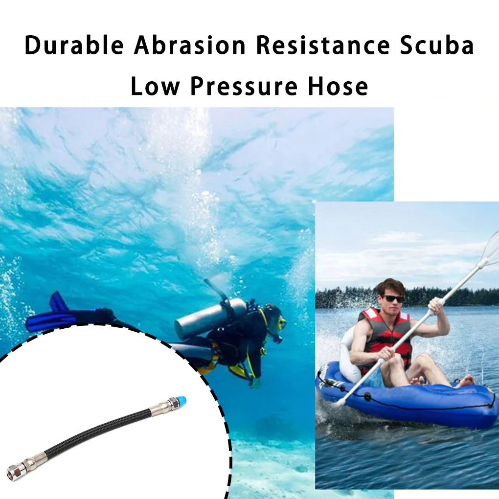 

Scuba Low Pressure Hose Regulator Hoses Abrasion Resistance Easy Operation Pressure Pipe Sports Replacement Swimming 15cm