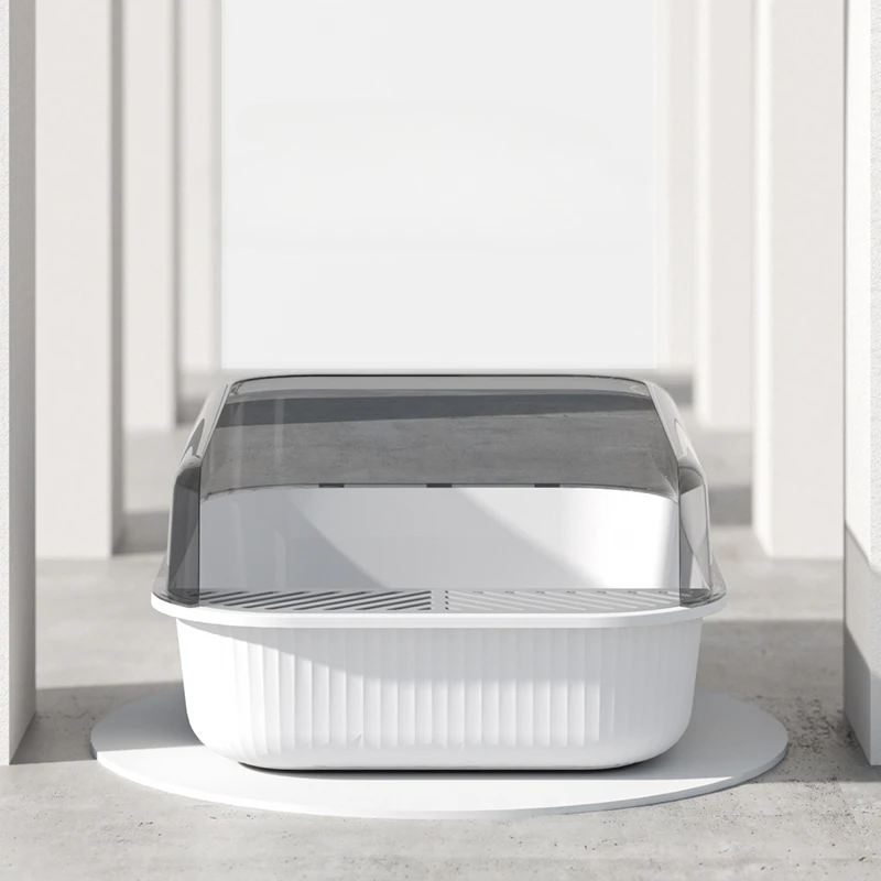 

Sifting Leak Proof Cat Bedpans Big Deodorization Toilet Training Cat Bedpans Bathroom Indoor Arenero Gato Cat Supplies QF50CB