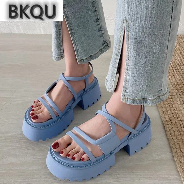 

2022 Women Platform Sandals Women's Fashion Woman Shoes Sexy Ladies Wedges Summer Casual Female Sandalias Mujer