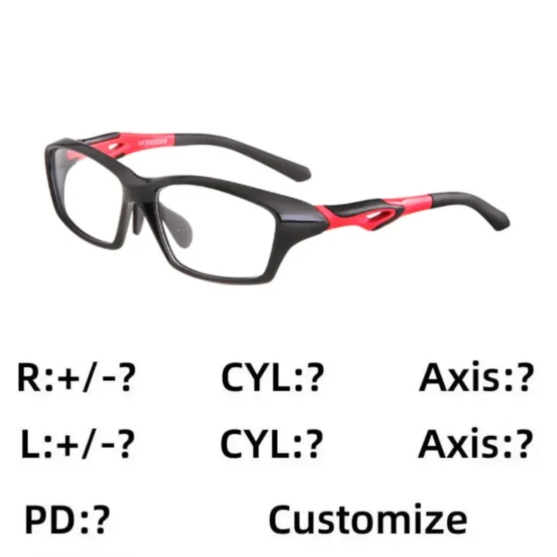 8021 спортивные очки по рецепту защитные для глаз уличные оптические на заказ