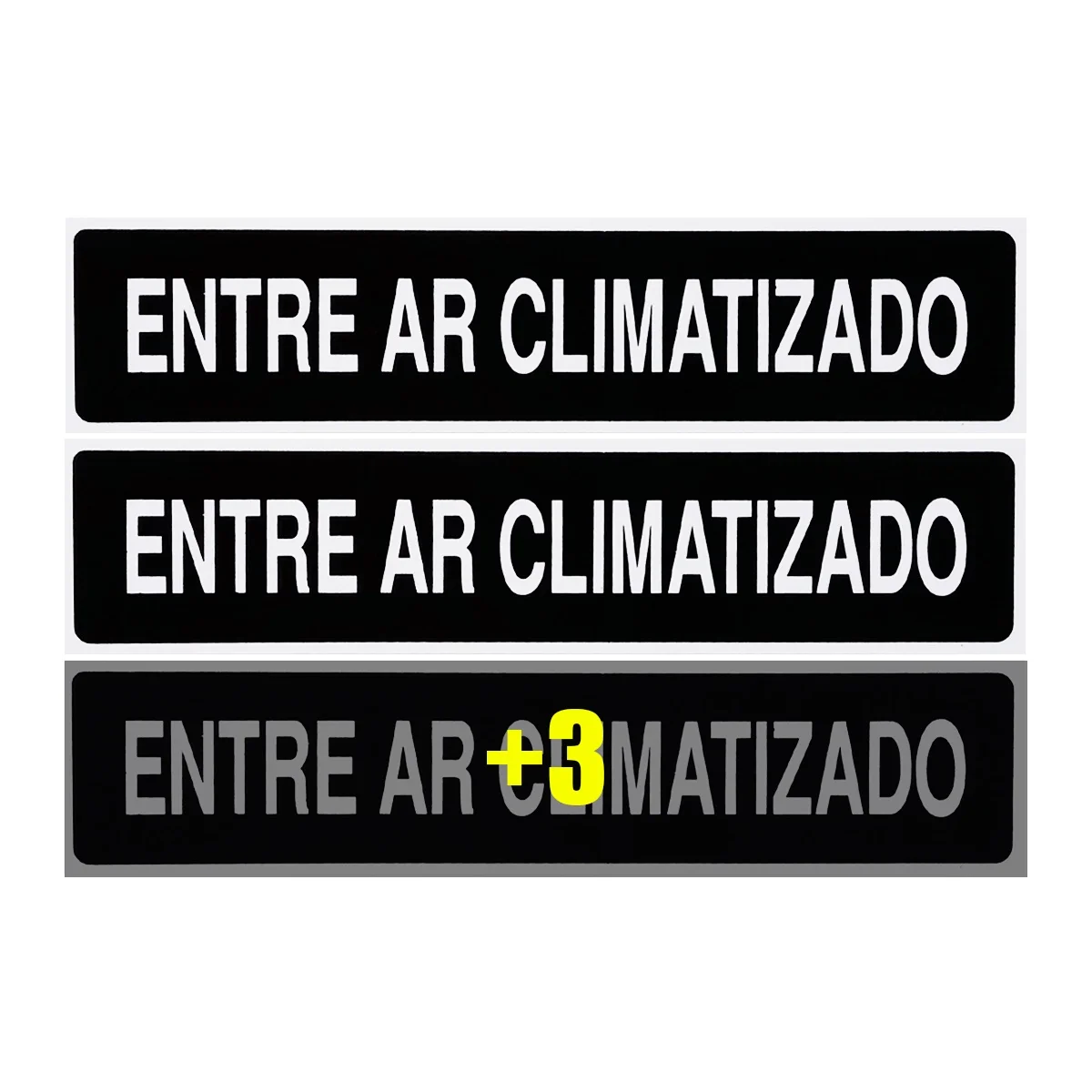 

Combo 6 Signaling Plates Between Climatized Air 30x7 Access-A-424 F9e
