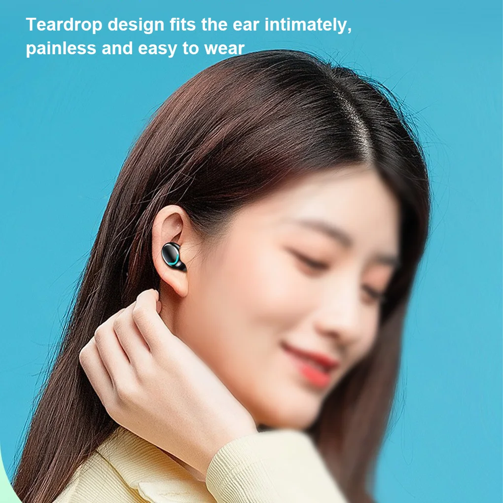 

S9 Wireless Headset Mini In Ear Sports Mono Bluetooth-compatible 5.1 Stereo TWS Earphones Sports Waterproof Earbuds