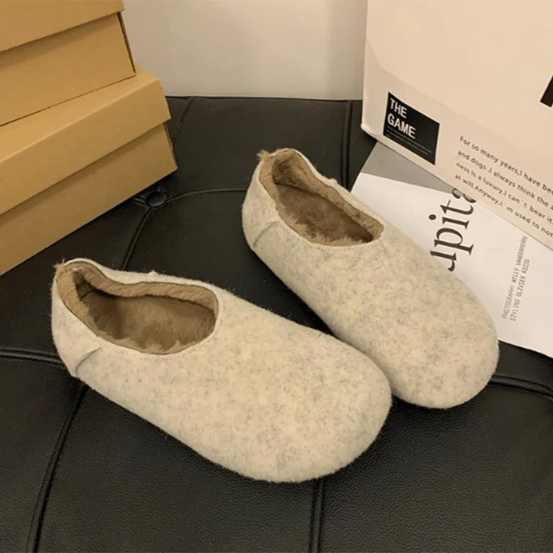 Женская хлопковая обувь на плоской подошве зимние замшевые ботинки женские