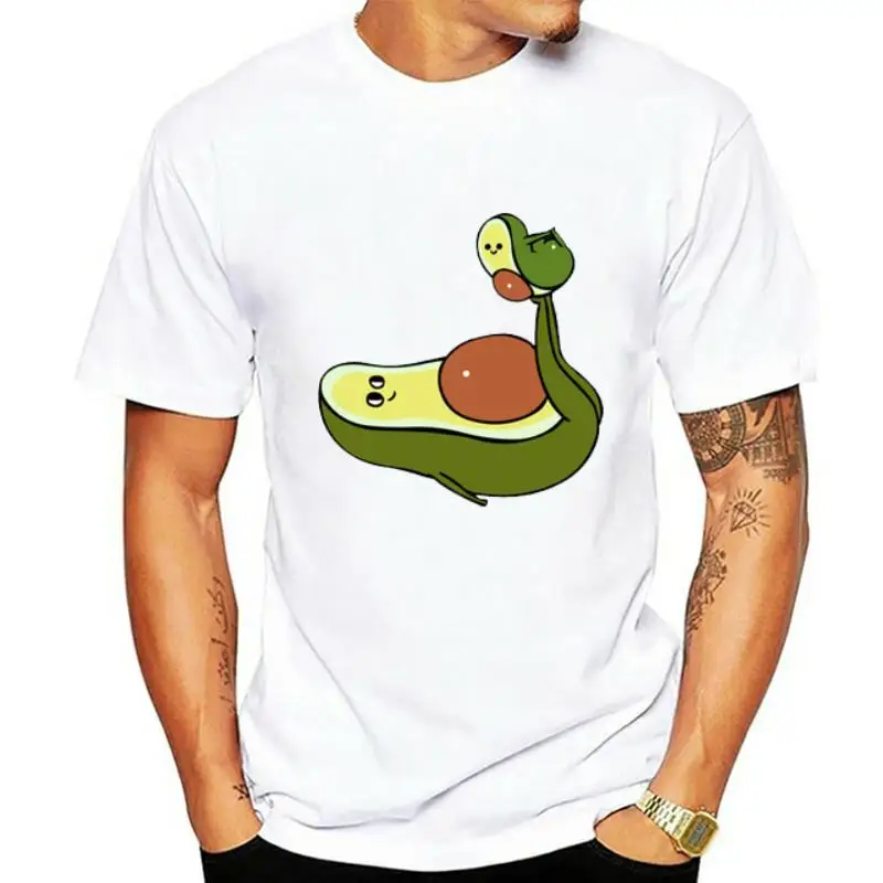 

Summer Fashion Top Female T Shirt Avocado Cartoon Print Women's T-shirt Flower Graphic Streeetwear Casual O-neck Lady Tee Shirts
