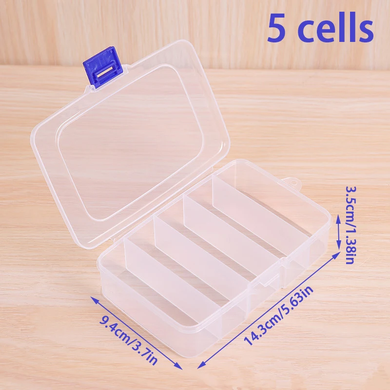 

Прозрачный пластиковый органайзер для мелочей