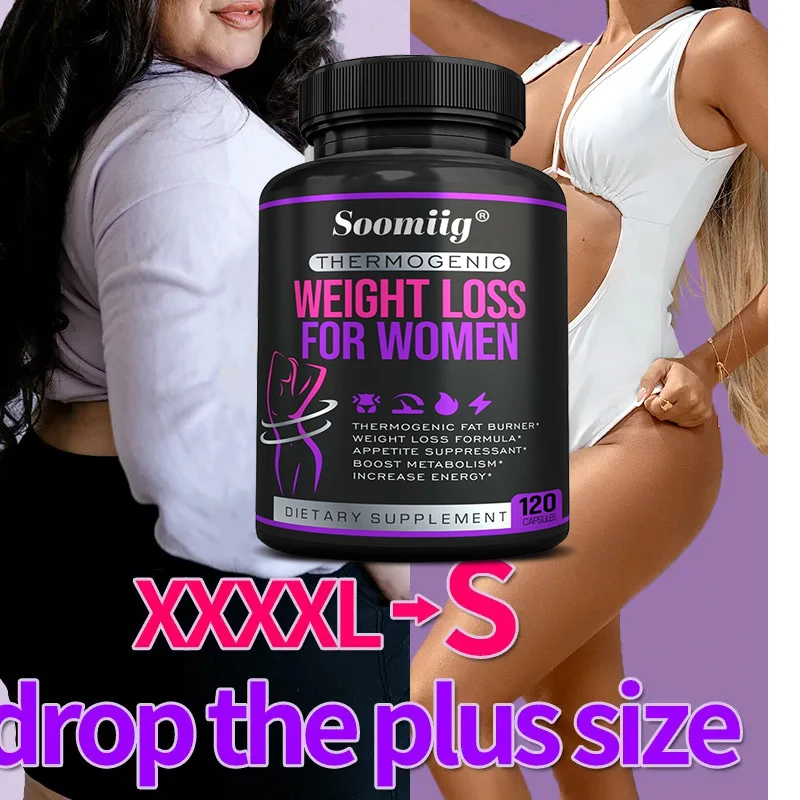 

Natural Weight Loss Capsules for Women - Helps Burn Fat, Lose Weight, Boost Metabolism, Control Appetite, and Improve Mood.