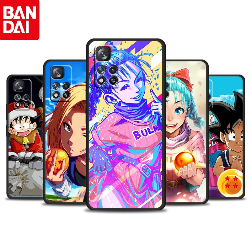 

Dragon Ball Cute Son Goku For Redmi 10 9 9C 9A 8 8A 7 7A 6 6A 5 5A 4X 5G Prime Pro Plus Soft Silicone Black Phone Case Funda