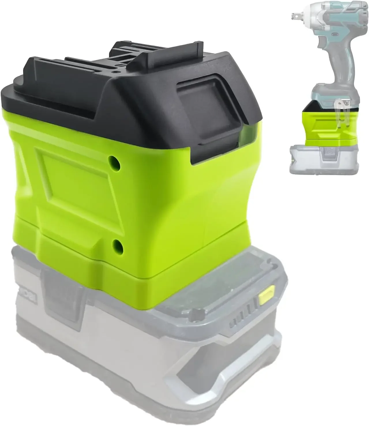 

Адаптер для аккумуляторов Ryobi 18В к инструменту Makita 18В
