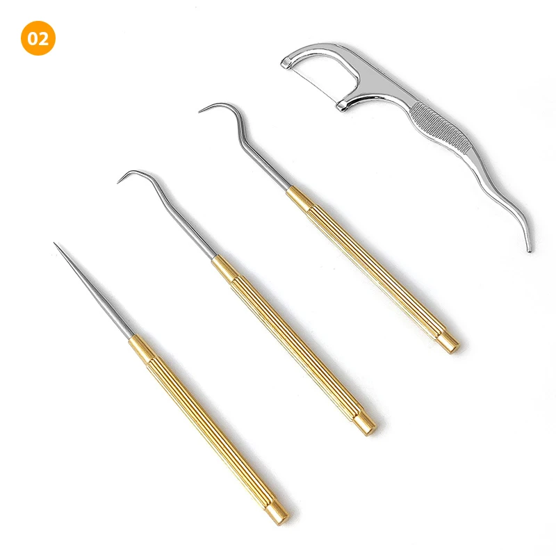 Портативная уличная зубочистка из нержавеющей стали алюминиевый металлический