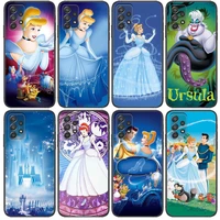 disney cinderella phone case hull for samsung galaxy a70 a50 a51 a71 a52 a40 a30 a31 a90 a20e 5g a20s black shell art cell cove