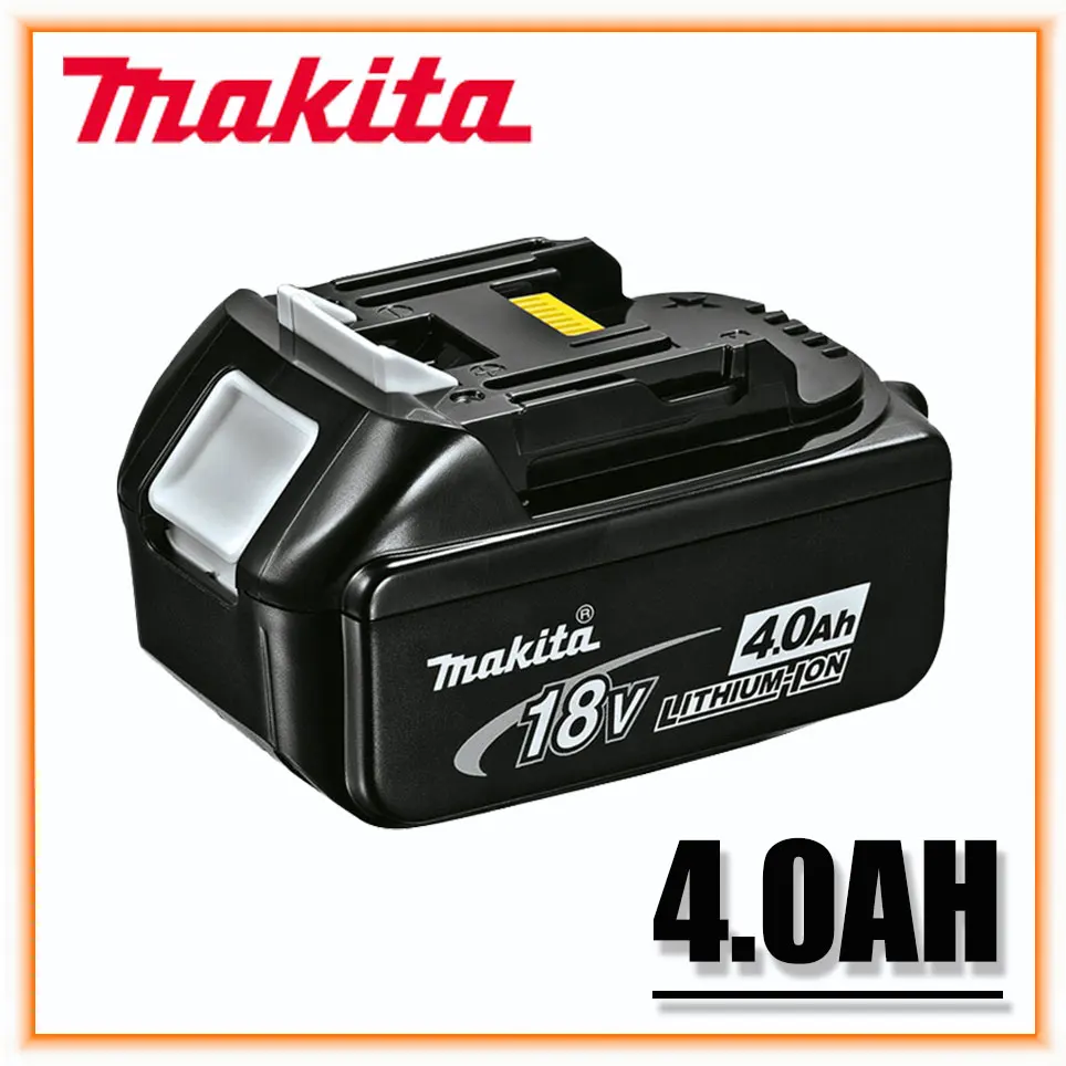 

18V 4000100% Original Makita 18V 4.0Ah Rechargeable Power Tools Battery with LED Li-ion Replacement LXT BL1860B BL1860 BL1850