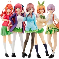 18cm hot anime figure the quintessential quintuplets nakano ichika nino itsuki dress standing static collection pvc action figur
