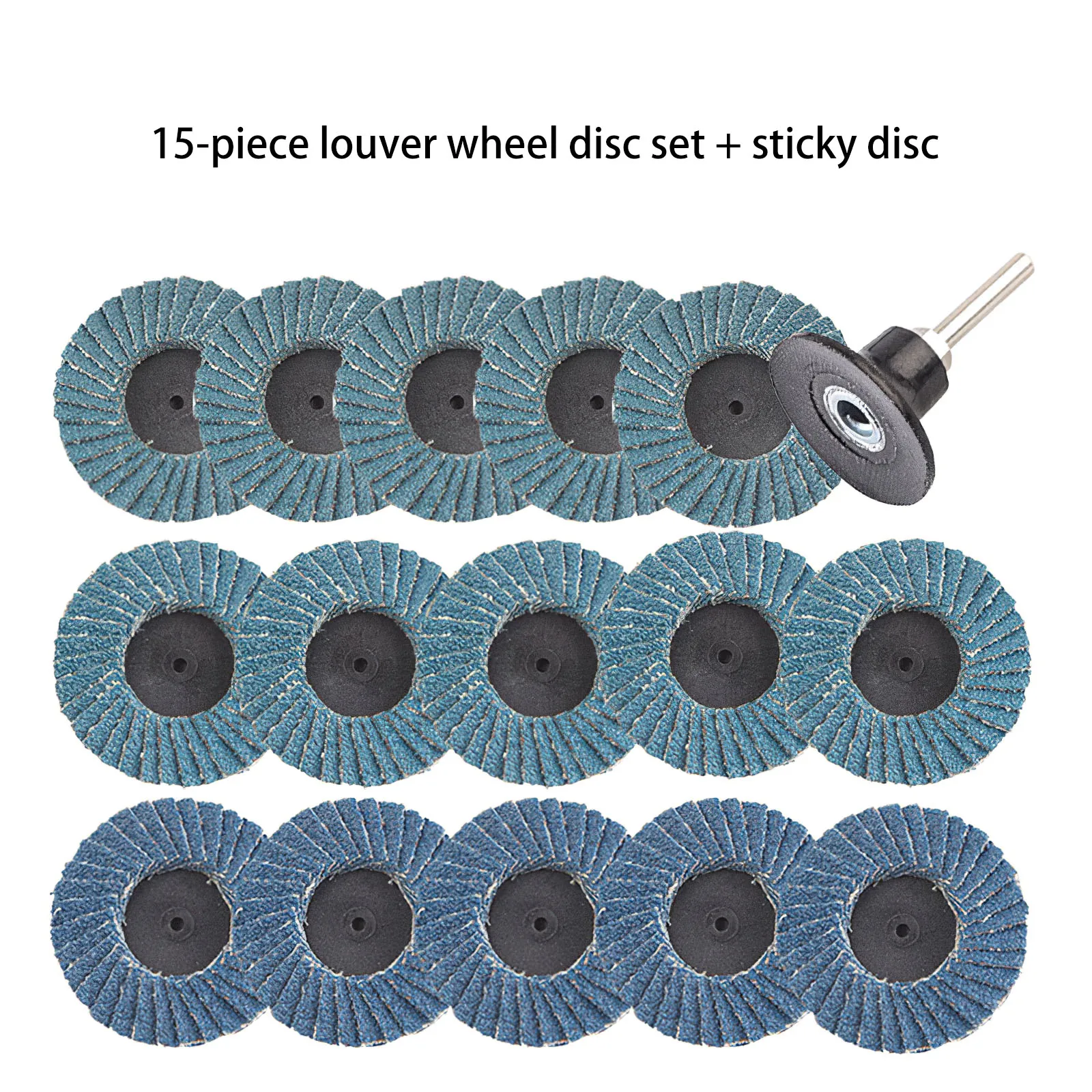

15pcs Stainless Steel Grinding Disc Metal Grinding Wheel Professional Sanding Disc Practical Dark Blue Angle Grinder Blade