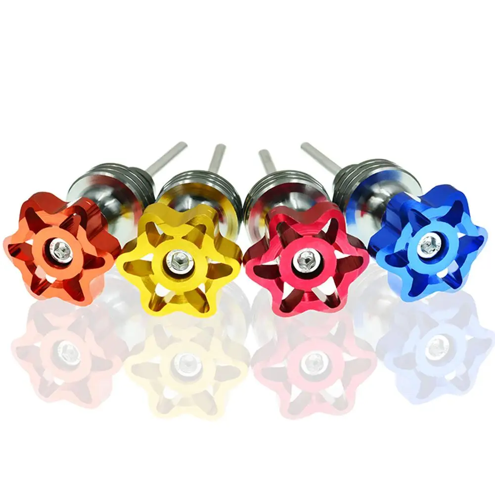 

Motorcycle Engine Oil Tank Dipstick Level Gauge Meter Plum Blossom Knob Oil Cap Modified Accessories RSZGY6125