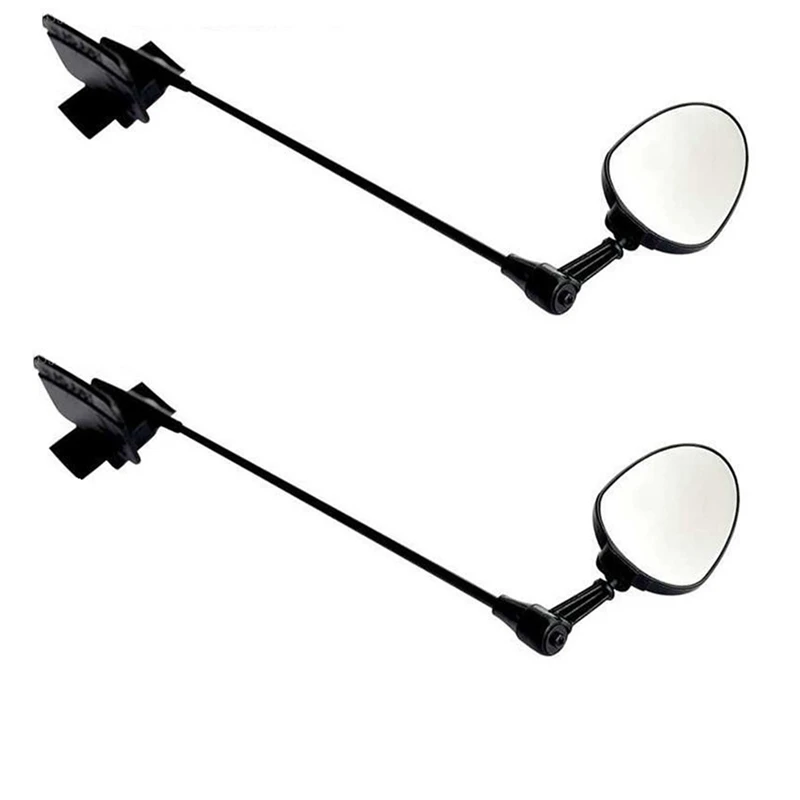 

2Pcs Bike Helmet Mirror, 360 Degree Adjustable Bicycle Rear View Mirror Bike Mirror Lightweight For Cycling