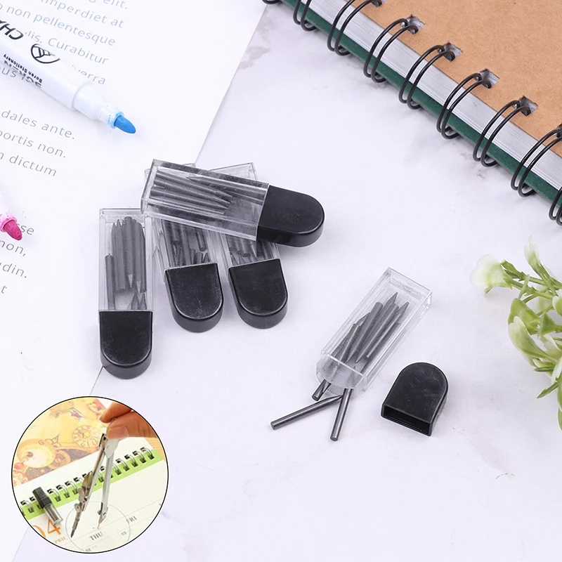 

5sets 2mm Compass Core Replacement Pencil Lead Break Resistant 2cm for Marker Drawing Scriber Compasses Tool