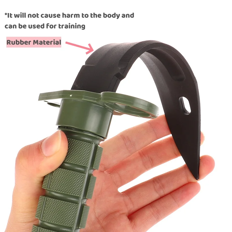 Резиновый Тренировочный Нож M9 Тактический Неметаллический Многофункциональный