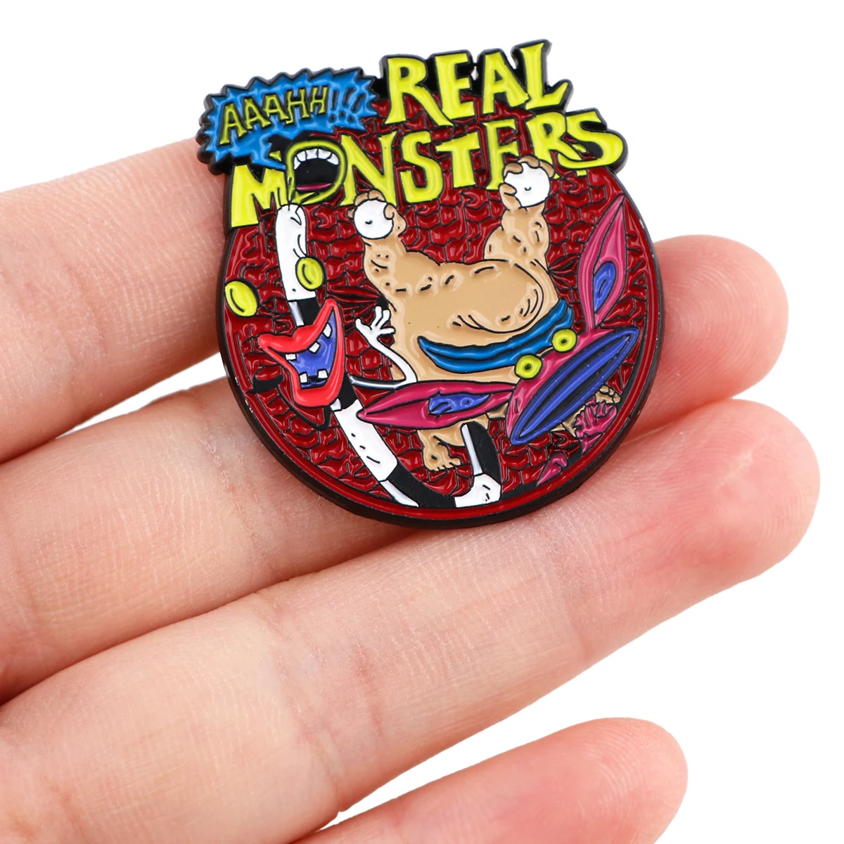 

Cool Animal Enamel Pins Monster Brooch Clothes Backpack Lapel Badges For Friends Fashion Jewelry Accessories Holiday Gifts