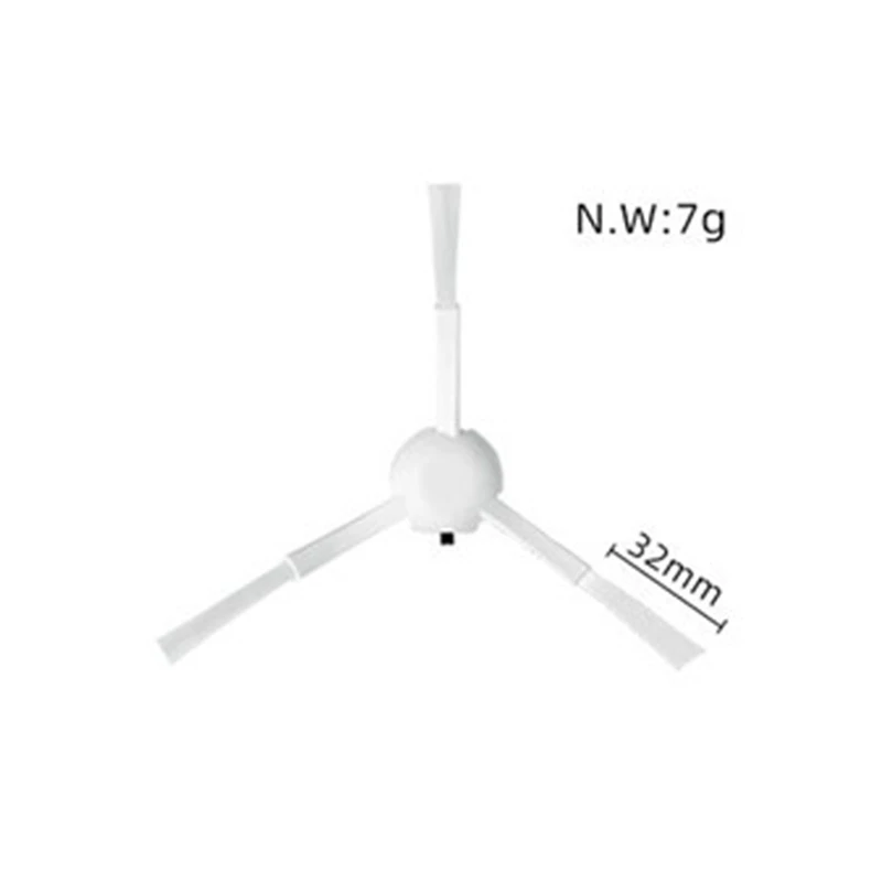 6 шт. набор боковых щеток для робота-пылесоса Xiaomi B101CN