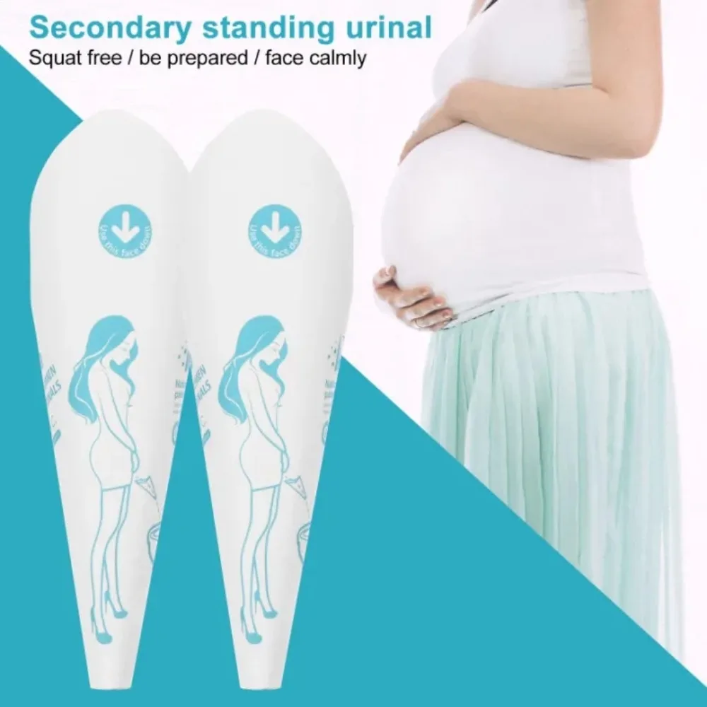 

36pcs Disposable Women Urinal Paper Urination Device Portable Pee Cup Urinal Toilet Funnel for Camping Outdoor Pregnant Travel