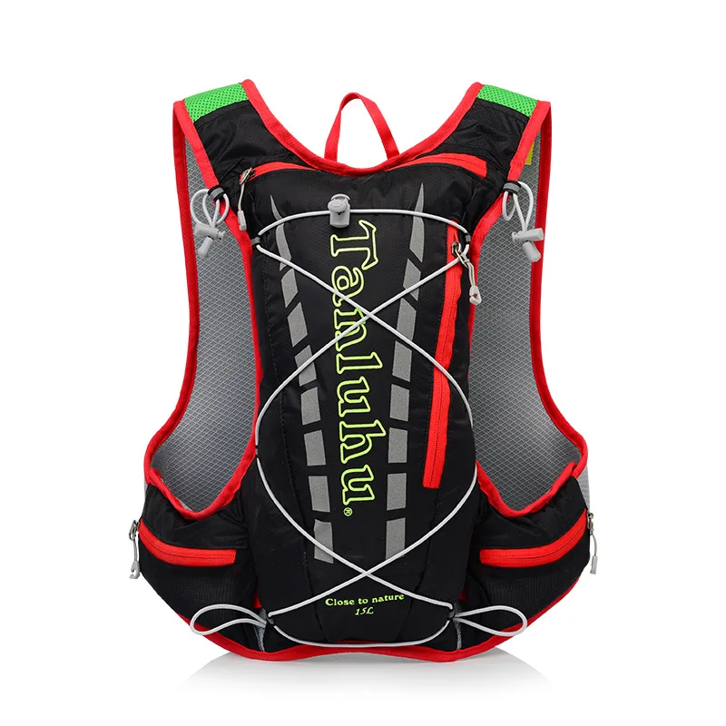 15L Cycling Hydration Backpack Sports Riding Vest Women'S Bicycle Marathon Race Trail Running Bag Outdoor Men Climbing Bag