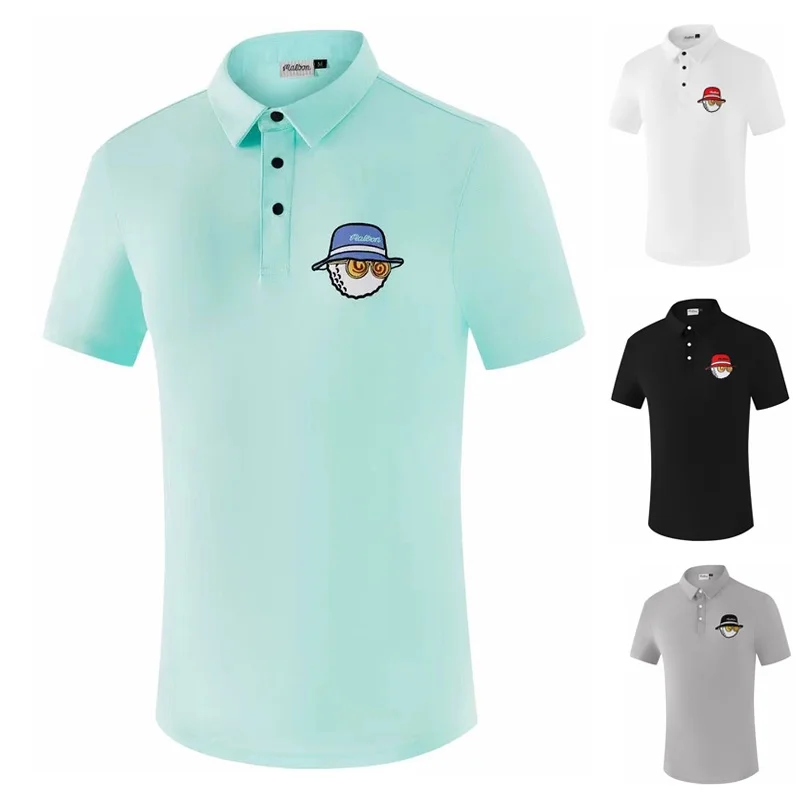 

2023 new golf shirt men's and women's top printed T-shirt sweat-wicking breathable spring and summer holiday casual P2OLO shirt