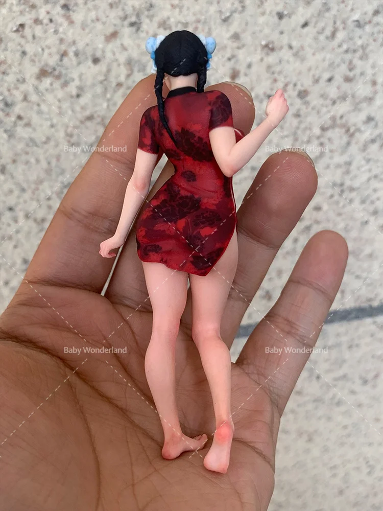 Фигурка девушки в чеонгсаме MAK 1/18 1/16 1/12