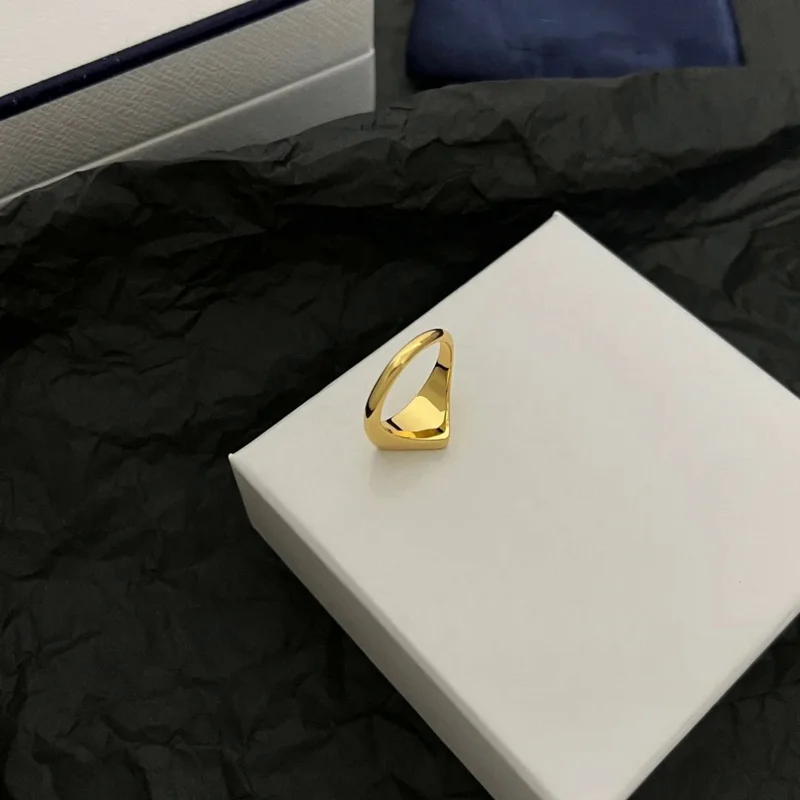 Бесплатная доставка новое металлическое открытое кольцо с геометрическим