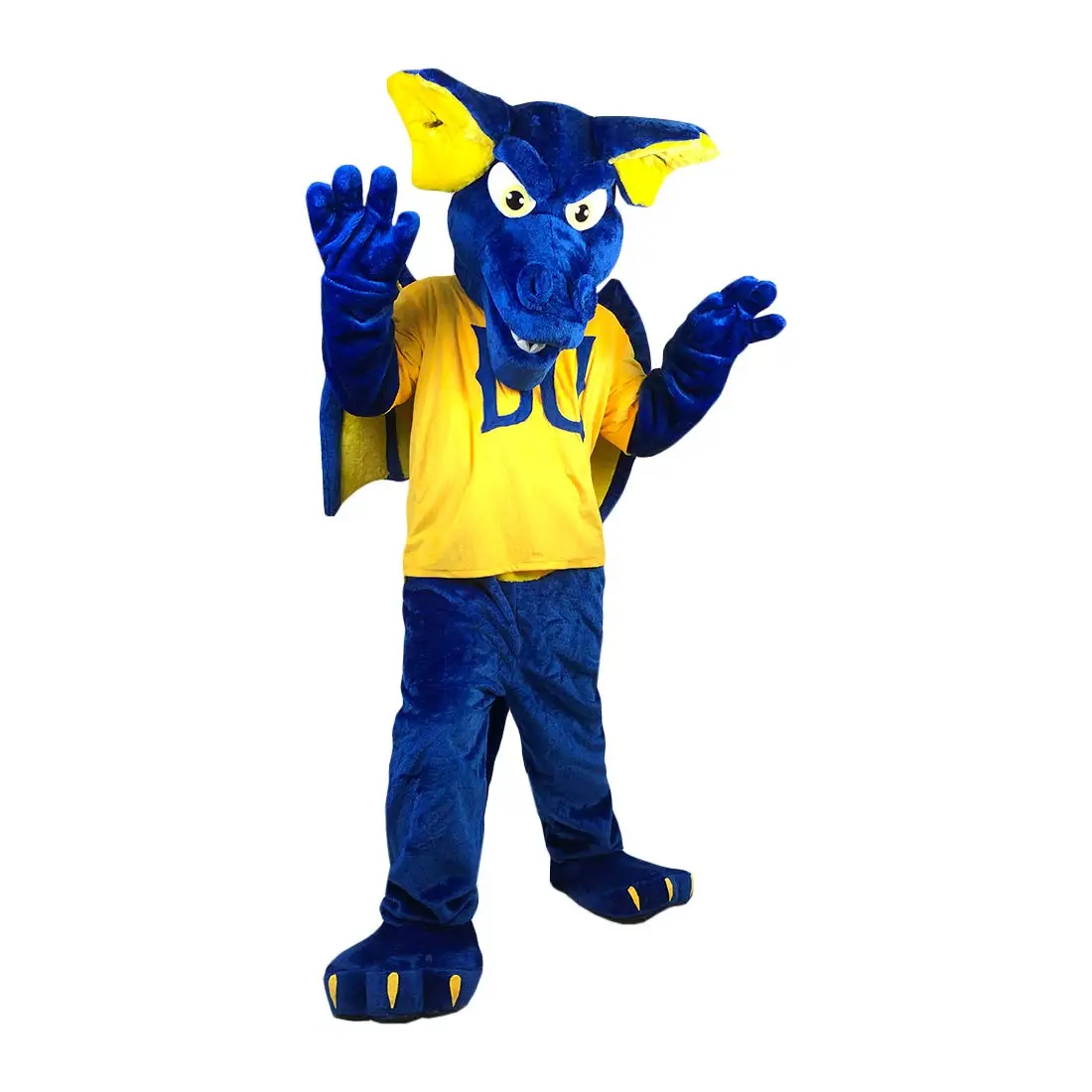 Fursuit Blue Dragon Mascot Costume Cute Unisex Animal Cosplay Costumes Monster Character Clothes for Adults Mascots Party