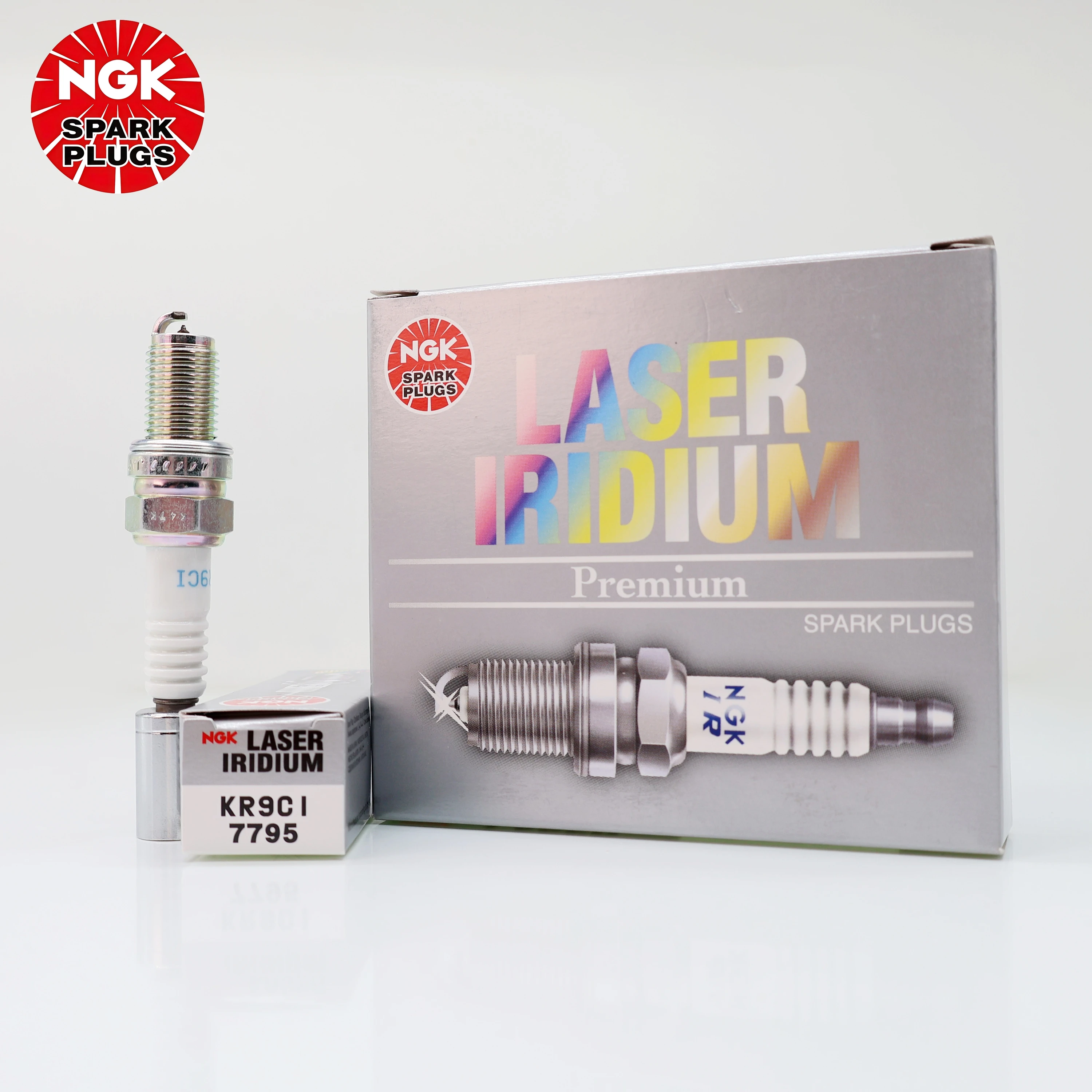 Фото Оригинальная свеча зажигания NGK Laser Iridium KR9CI 7795 для BMW, MINI OEM: 11127675485, 12127699116, 12127728635, 7675485 №3