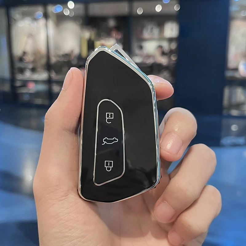 

Чехол для автомобильного ключа из ТПУ для Volkswagen Golf 8 Tuang X MK8 GTI MK8 ID 4 ID 6 ID 3 TALAGON TERAMONT