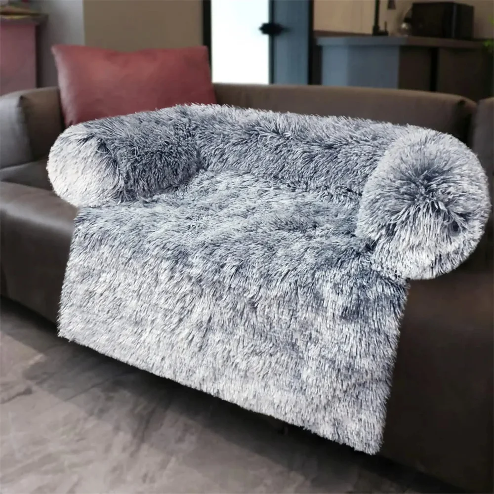

Comfortable Plush Dog Bed Sofa Waterproof Dogs House Beds Mat Detachable Mechanical Hand Wash Kennel Breathable Pet Mattress