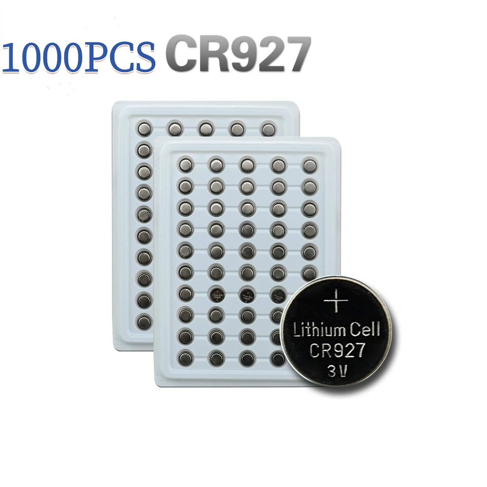 1000 шт./лот CR927 3 в Кнопочная батарея DL927 BR927 ECR927 5011LC литиевые Лампы Ручной Спиннер батареи Новинка