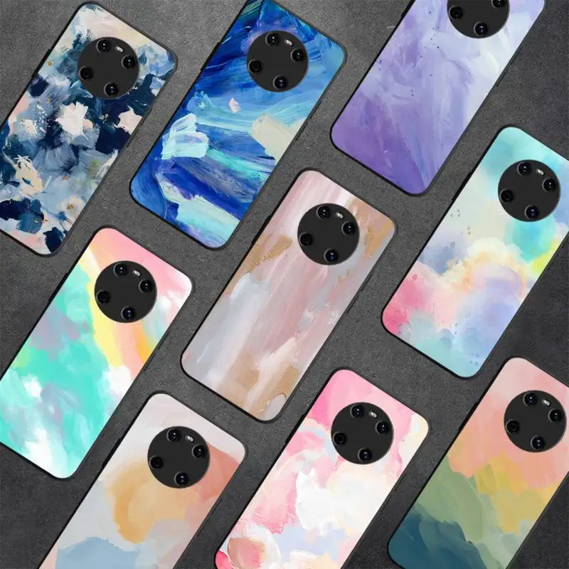 

Watercolor Painting color Phone Case For Y9 6 7 5 Prime Enjoy 7s 7 8 plus 7a 9e 9plus 8E Lite Psmart Shell