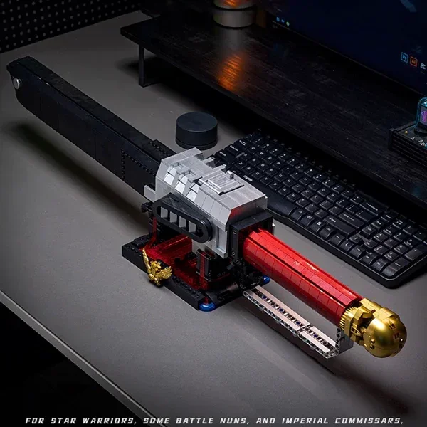 MOC Warhammer 40K императорская электрическая модель звездочки соединение бензопилы